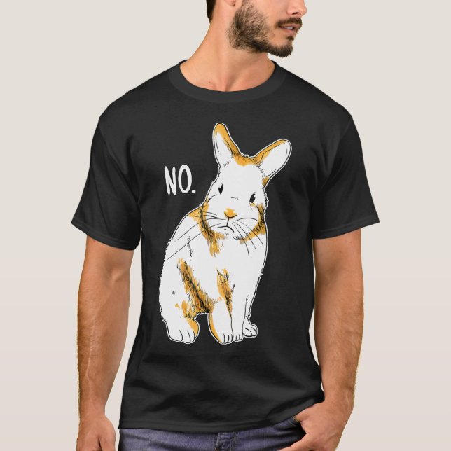 Godkännande av Rabbit Funny Animals Shirt Rabbi T (Framsida)