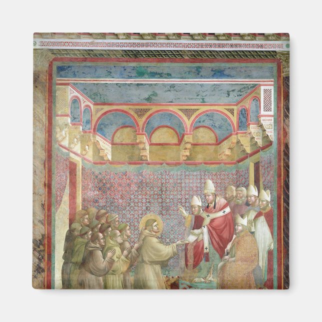 Godkännande av St. Francis Receives Magnet (Framsidan)