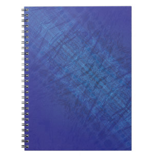 Godkännande   Blue Indigo Violet Shibori Mönster Anteckningsbok