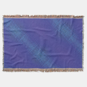 Godkännande   Blue Indigo Violet Shibori Mönster Filt