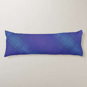 Godkännande   Blue Indigo Violet Shibori Mönster Kroppskudde