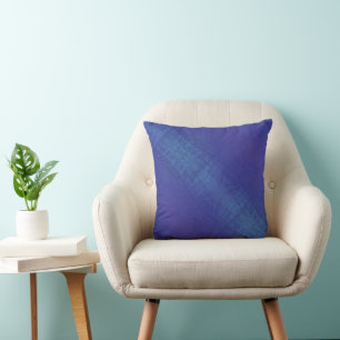 Godkännande   Blue Indigo Violet Shibori Mönster Kudde