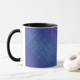 Godkännande | Blue Indigo Violet Shibori Mönster Mugg