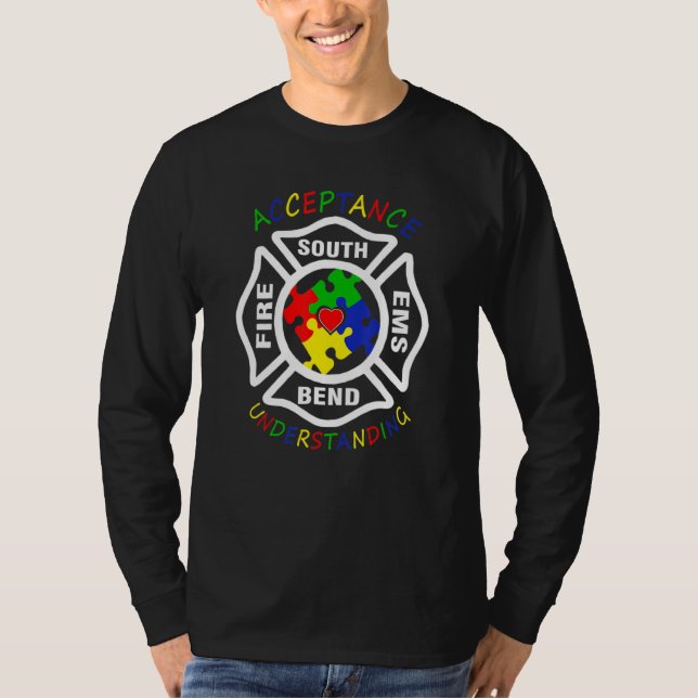 Godkännande Fire South Ems Bend Understanding Puzz T Shirt (Framsida)