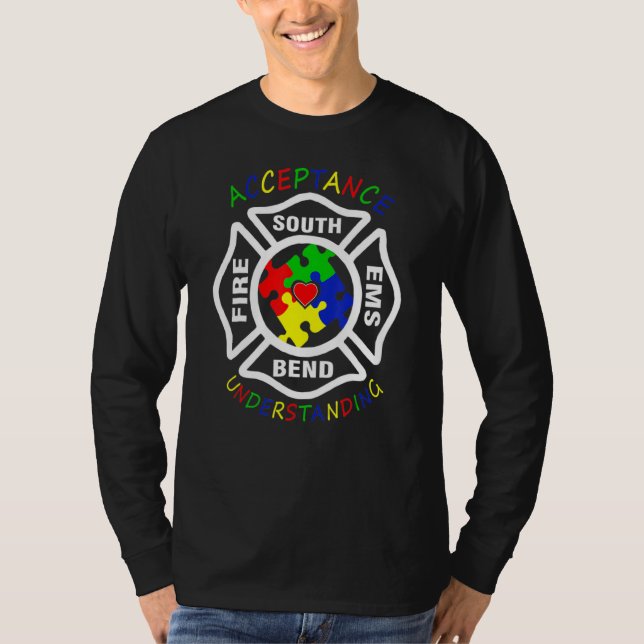Godkännande Fire South Ems Bend Understanding Puzz T Shirt (Framsida)