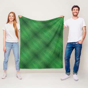Godkännande Grönt Eclectic Boho Mönster Fleecefilt