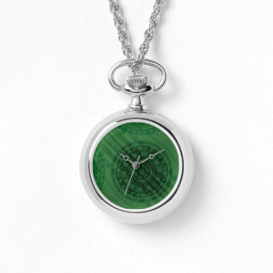 Godkännande Grönt Meditation Medallions Armbandsur