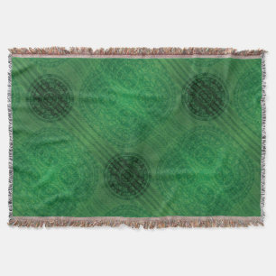 Godkännande   Grönt Meditation Medallions Filt