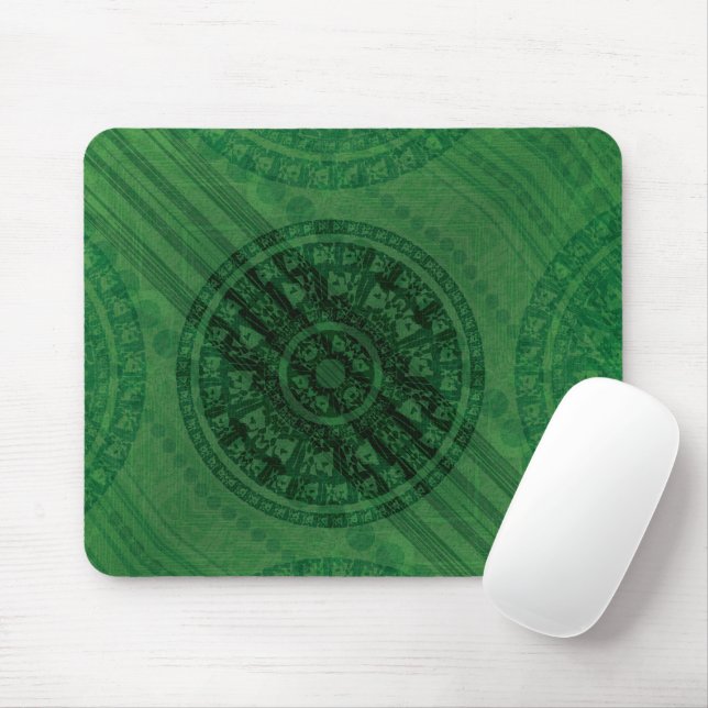 Godkännande | Grönt Meditation Medallions Musmatta (Med mus)