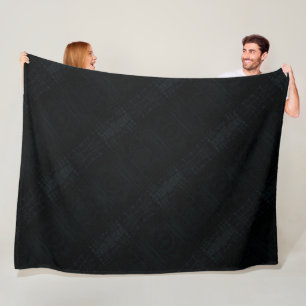 Godkännande Mörk Shibori Struktur Fleecefilt
