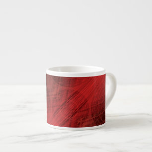 Godkännande Red Meditation Medallions Espressomugg
