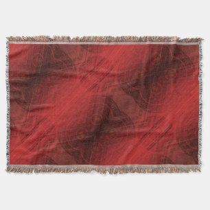 Godkännande   Red Meditation Medallions Filt