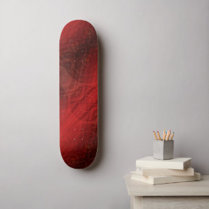 Godkännande Red Meditation Medallions Mini Skateboard Bräda 18,5 Cm