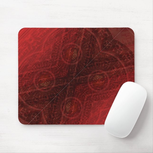 Godkännande | Red Meditation Medallions Musmatta (Med mus)