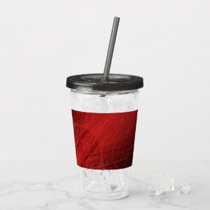 Godkännande Red Meditation Medallions Take Away Mugg