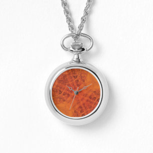 Godkännande   Red Orange Gult Boho Medallions Armbandsur