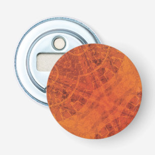 Godkännande Red Orange Gult Boho Medallions Flasköppnare