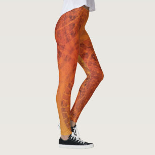 Godkännande   Red Orange Gult Boho Medallions Leggings