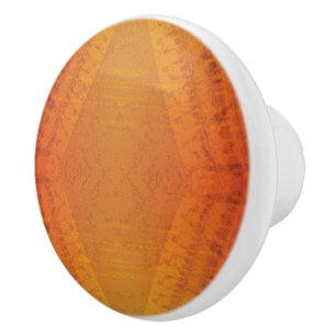 Godkännande Red Orange Gult Shibori Mönster Knopp
