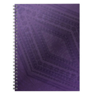 Godkännande Violet Eclectic Boho Mönster Anteckningsbok