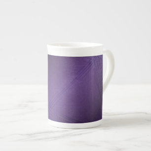 Godkännande Violet Eclectic Boho Mönster Benporslin Mugg