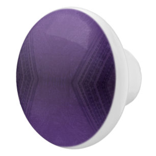 Godkännande Violet Eclectic Boho Mönster Knopp