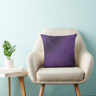 Godkännande   Violet Eclectic Boho Mönster Kudde