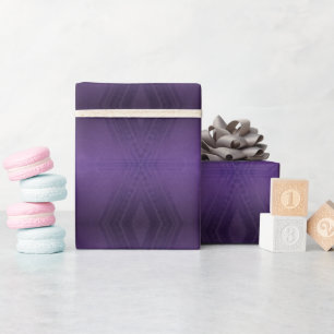 Godkännande Violet Eclectic Boho Mönster Presentpapper