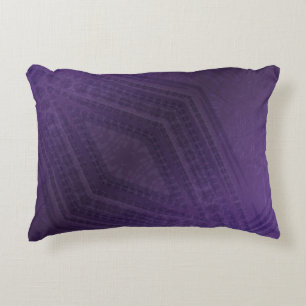 Godkännande Violet Eclectic Boho Mönster Prydnadskudde