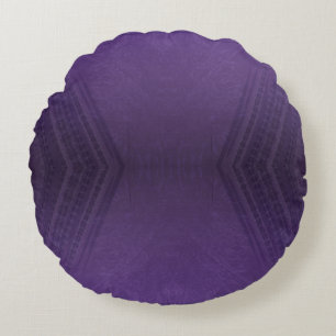 Godkännande   Violet Eclectic Boho Mönster Rund Kudde