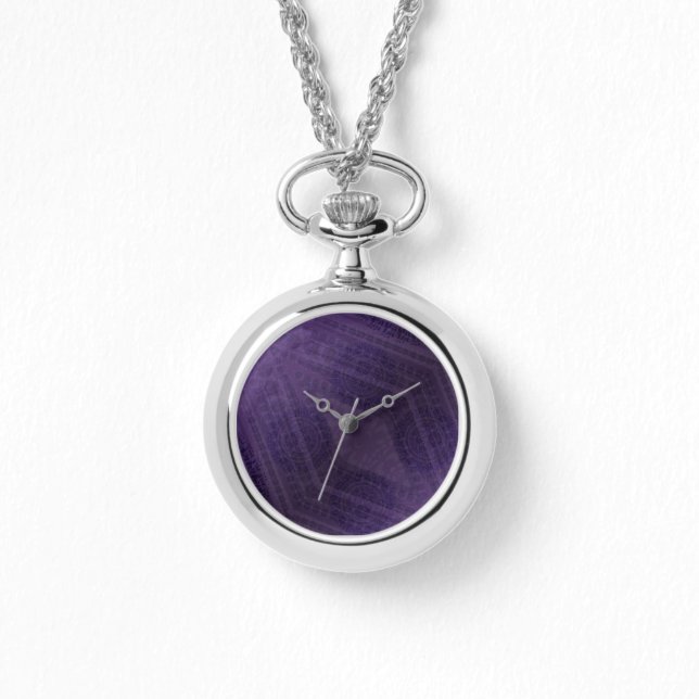 Godkännande | Violet Meditation Medallions Armbandsur (Framsida)