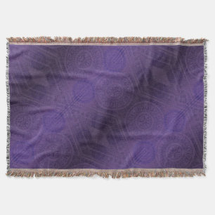 Godkännande   Violet Meditation Medallions Filt