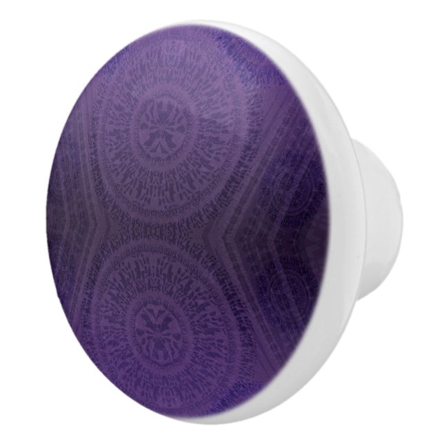 Godkännande | Violet Meditation Medallions Knopp (Höger)