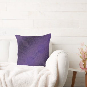 Godkännande   Violet Meditation Medallions Kudde