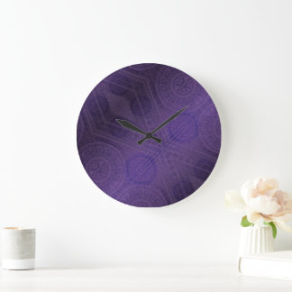 Godkännande | Violet Meditation Medallions Stor Klocka