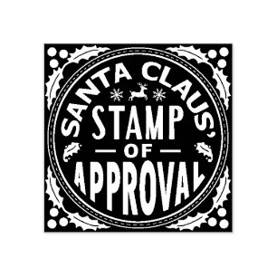 Godkännandefonen Jultomten Frimärke under julen Stämpel