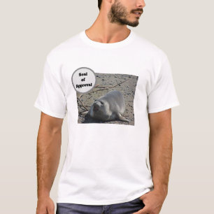 Godkännandeförsegling Elephant Seal Humous Photo T Shirt