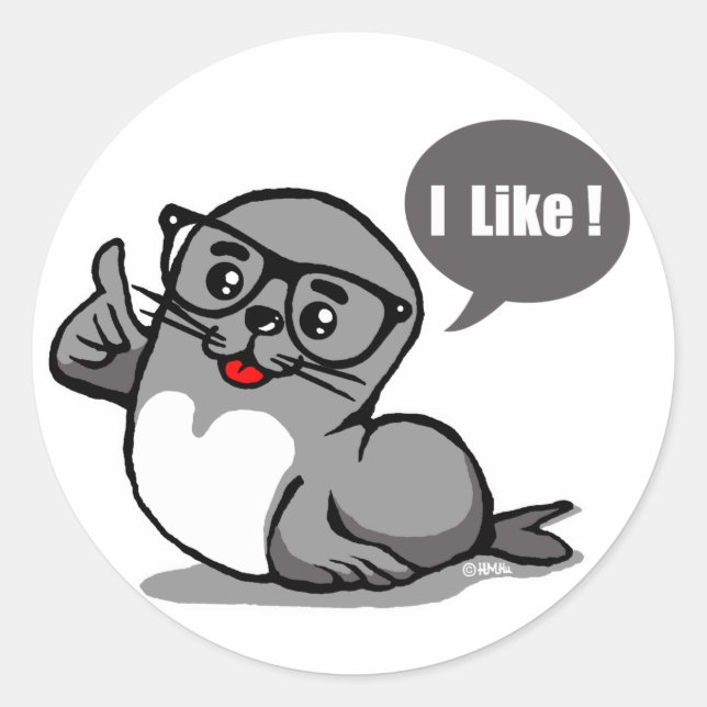 Godkännandeförsegling Runt Klistermärke (Framsida)