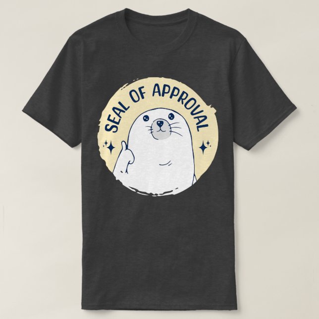 Godkännandeförsegling T Shirt (Design framsida)