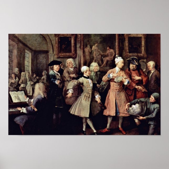 Godkännandet från Hogarth William Poster (Framsidan)