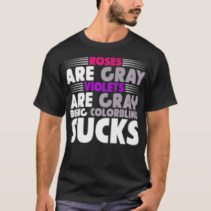 Godkänt färglös Roligt av Färg Kärlek Blind T Shirt