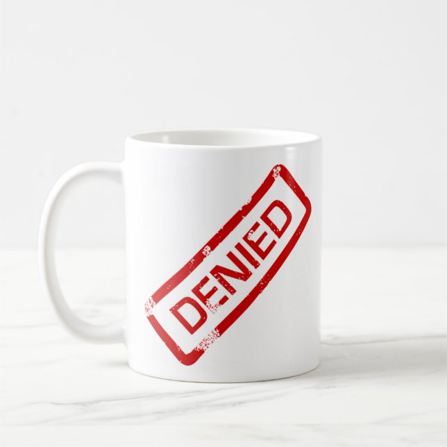 godkänt förnekat kaffemugg (Vänster)