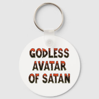Godless Avatar of Satan Nyckelring
