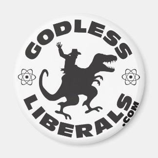 Godless Liberals Officiell Logotyp Magnet