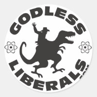 Godless Liberals Officiell Logotyp Sticker