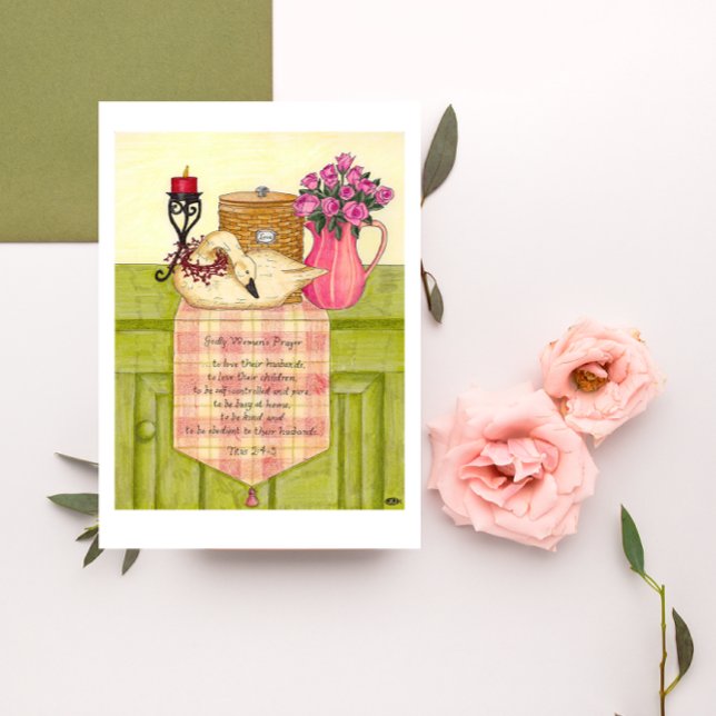 Godly kvinna kort för bönmors dag (Skapare uppladdad)