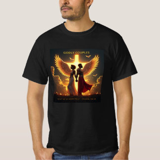 Godly Stiga upp - Black Couple (Proverbs 24:16) T Shirt