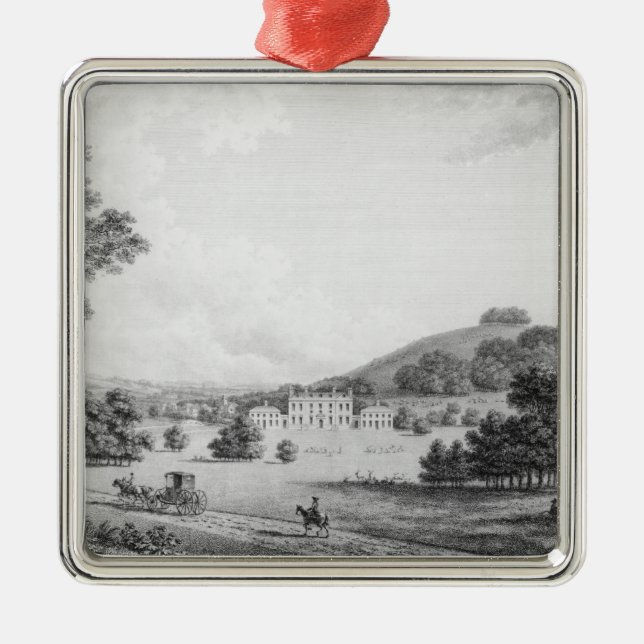 Godmersham Kent parkerar Julgransprydnad Metall (Framsidan)