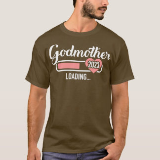 Godmoder laddning 2023 för tillkännagivande av gra t shirt