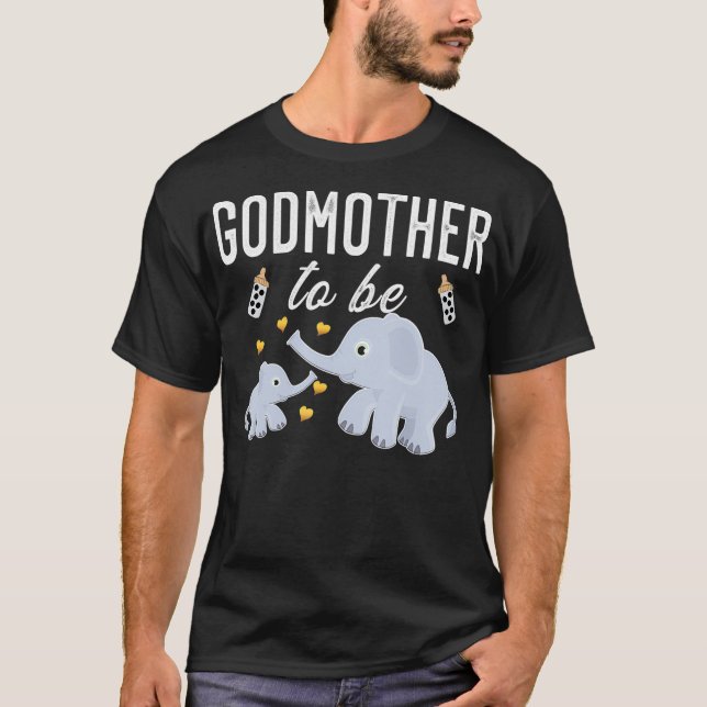 Godmor att vara elefant för babystöldsljus _1 t shirt (Framsida)